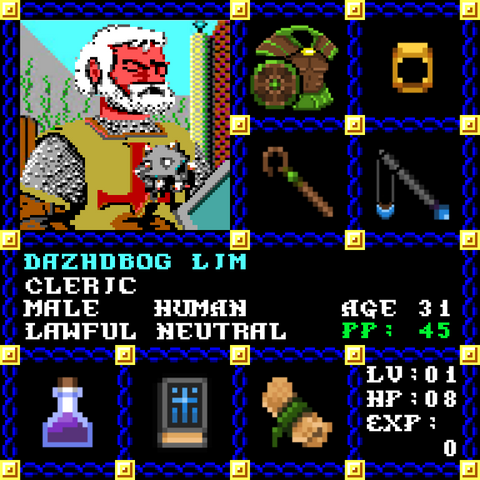 Dazhdbog Lim is a Players Guild Genesis Series Adventurer #1615