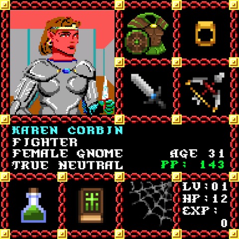 Karen Corbin is a Players Guild Genesis Series Adventurer #1620