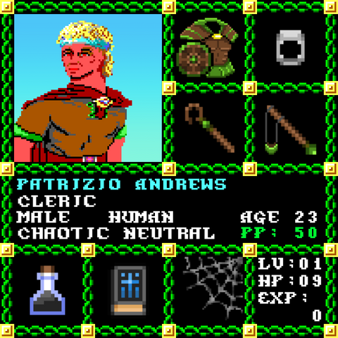 Patrizio Andrews is a Players Guild Genesis Series Adventurer #1623