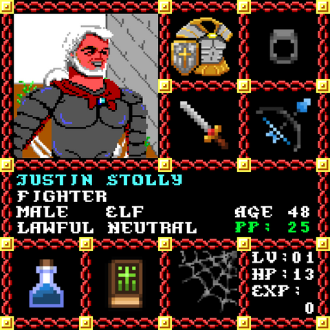 Justin Stolly is a Players Guild Genesis Series Adventurer #1631