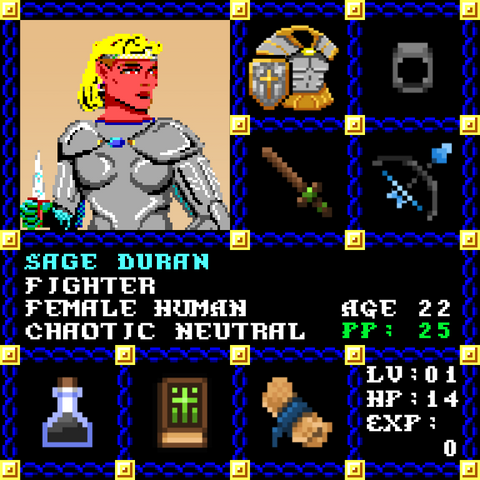 Sage Duran is a Players Guild Genesis Series Adventurer #1632