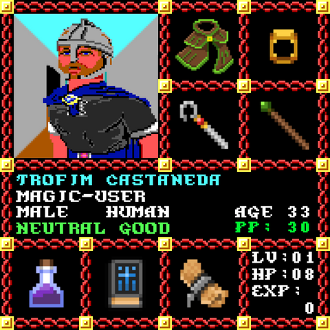 Trofim Castaneda is a Players Guild Genesis Series Adventurer #1634