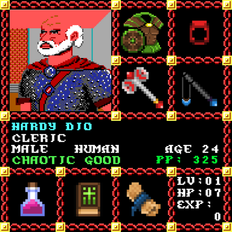 Hardy Dio is a Players Guild Genesis Series Adventurer #1638