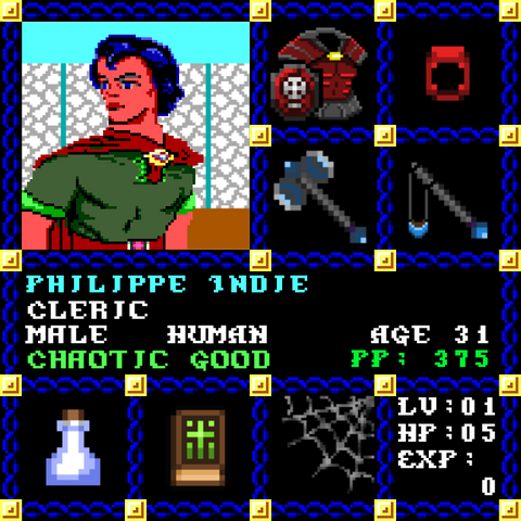 Philippe Indie is a Players Guild Genesis Series Adventurer #1653