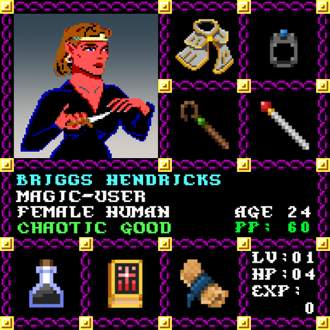 Briggs Hendricks is a Players Guild Genesis Series Adventurer #1661