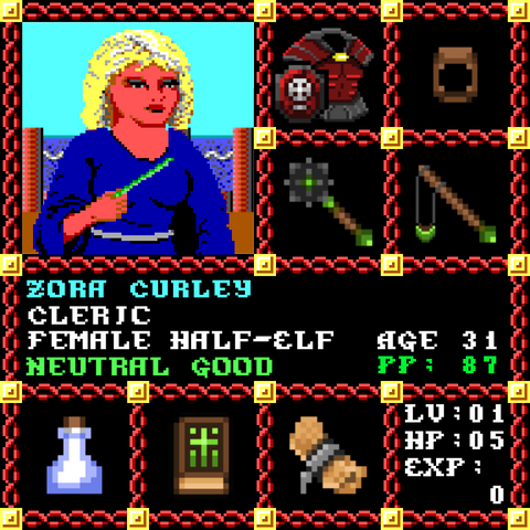 Zora Curley is a Players Guild Genesis Series Adventurer #1662