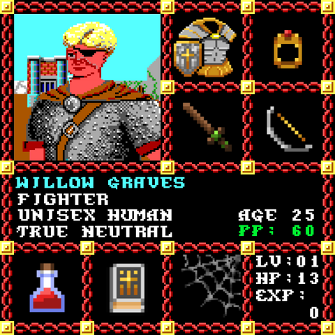 Willow Graves is a Players Guild Genesis Series Adventurer #1663