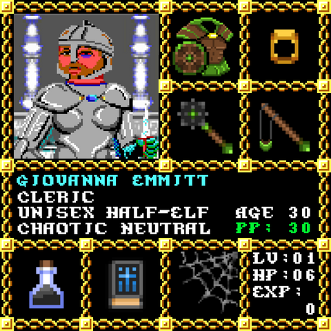 Giovanna Emmitt is a Players Guild Genesis Series Adventurer #1668