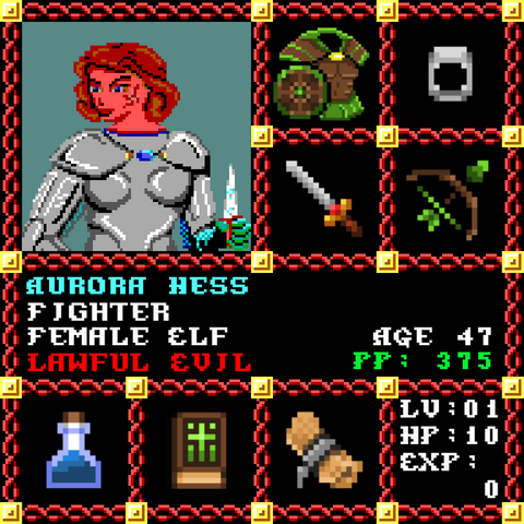 Aurora Hess is a Players Guild Genesis Series Adventurer #1676