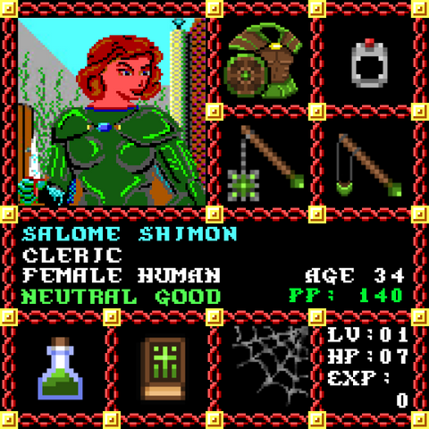 Salome Shimon is a Players Guild Genesis Series Adventurer #1683