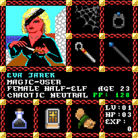 Eva Jarek is a Players Guild Genesis Series Adventurer #1688