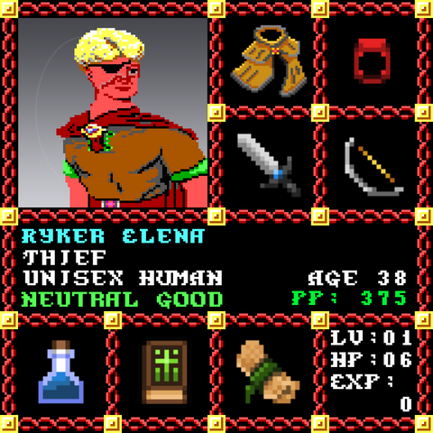 Ryker Elena is a Players Guild Genesis Series Adventurer #1692