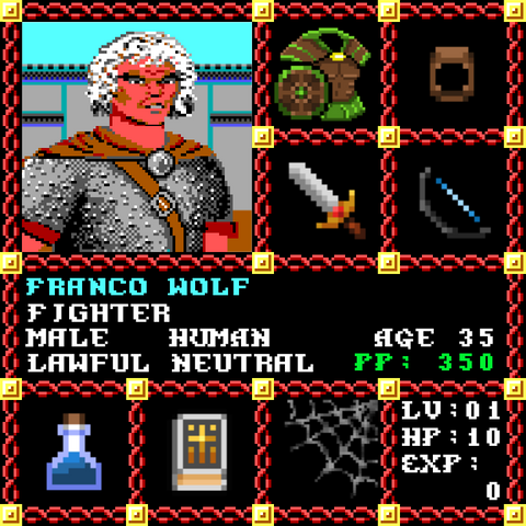 Franco Wolf is a Players Guild Genesis Series Adventurer #1695