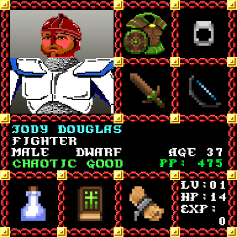 Jody Douglas is a Players Guild Genesis Series Adventurer #1704