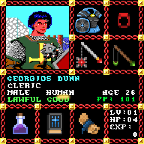 Georgios Dunn is a Players Guild Genesis Series Adventurer #1705