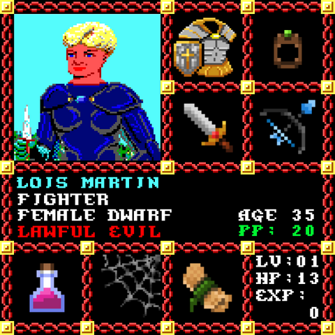 Lois Martin is a Players Guild Genesis Series Adventurer #1706
