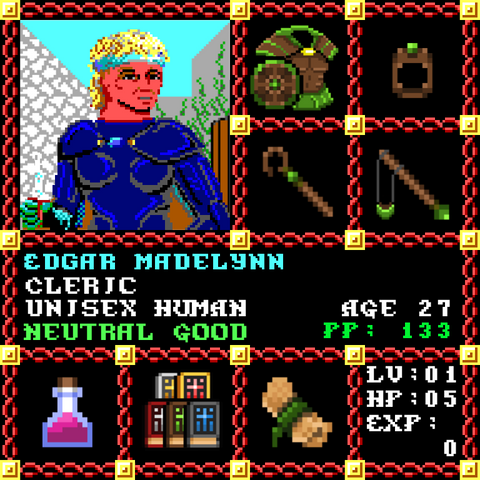 Edgar Madelynn is a Players Guild Genesis Series Adventurer #1707