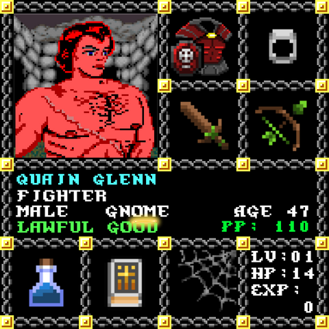 Quain Glenn is a Players Guild Genesis Series Adventurer #1721