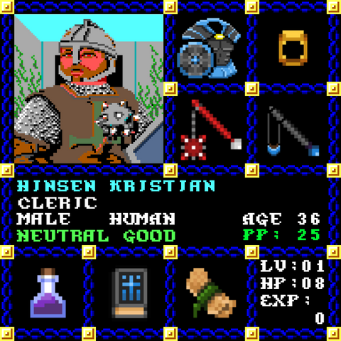 Hinsen Kristian is a Players Guild Genesis Series Adventurer #1723