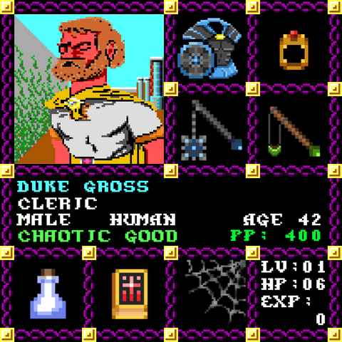 Duke Gross is a Players Guild Genesis Series Adventurer #1728