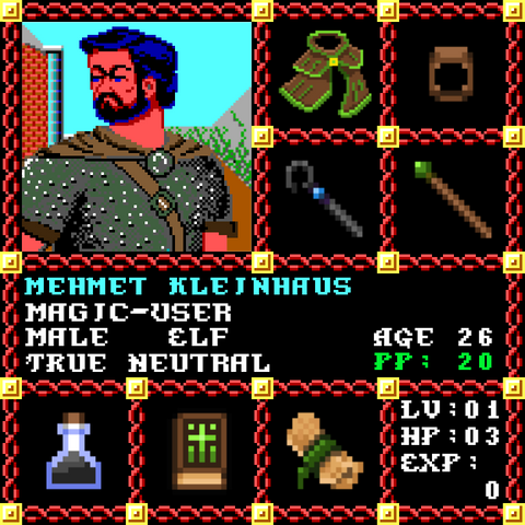 Mehmet Kleinhaus is a Players Guild Genesis Series Adventurer #1730