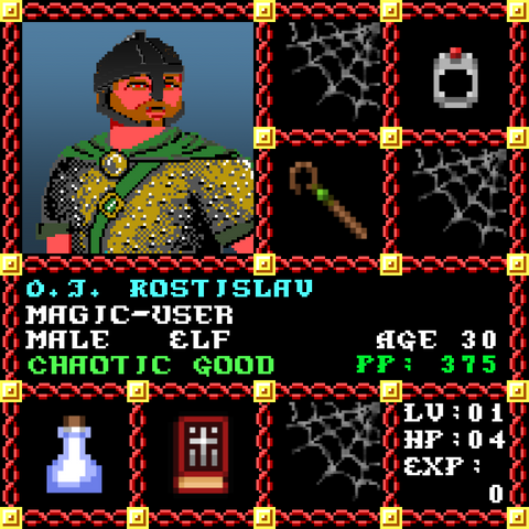 OJ Rostislav is a Players Guild Genesis Series Adventurer #1738