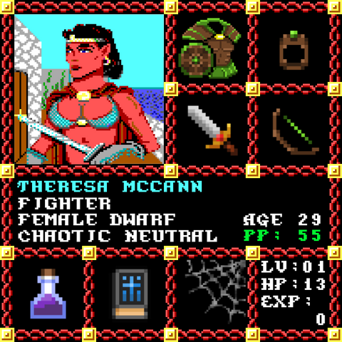 Theresa Mccann is a Players Guild Genesis Series Adventurer #1743