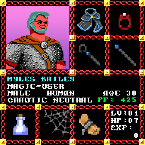 Myles Bailey is a Players Guild Genesis Series Adventurer #1746