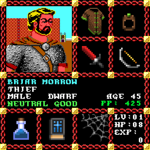 Briar Morrow is a Players Guild Genesis Series Adventurer #1766