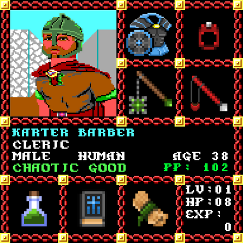 Karter Barber is a Players Guild Genesis Series Adventurer #1772