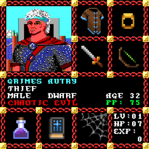 Grimes Autry is a Players Guild Genesis Series Adventurer #1773