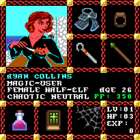 Ayan Collins is a Players Guild Genesis Series Adventurer #1775