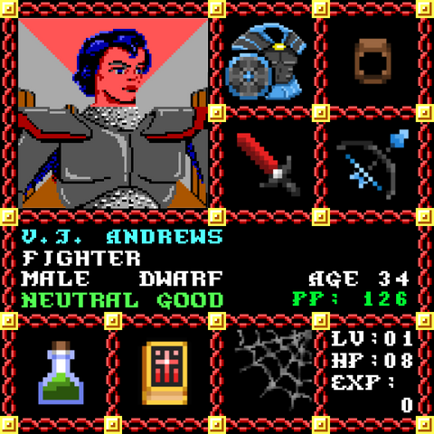 VJ Andrews is a Players Guild Genesis Series Adventurer #1780