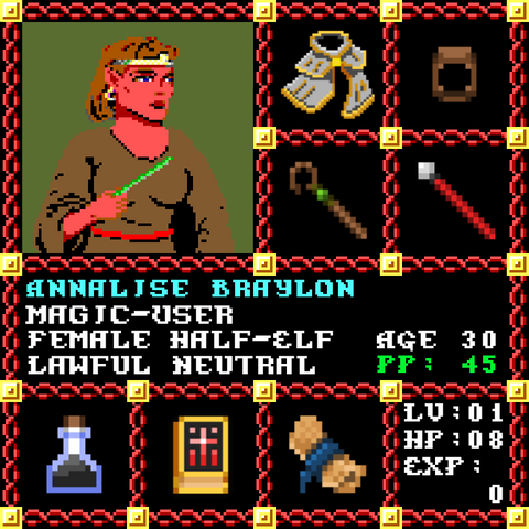 Annalise Braylon is a Players Guild Genesis Series Adventurer #1783