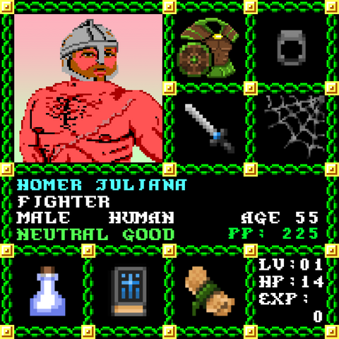Homer Juliana is a Players Guild Genesis Series Adventurer #1789