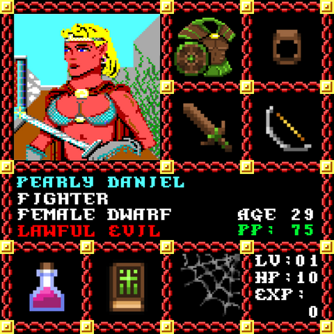 Pearly Daniel is a Players Guild Genesis Series Adventurer #1794