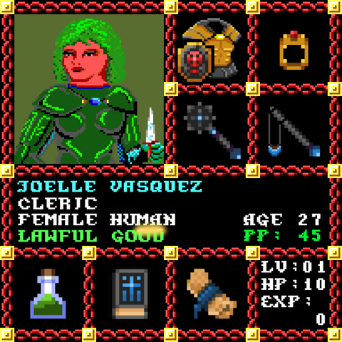 Joelle Vasquez is a Players Guild Genesis Series Adventurer #1800