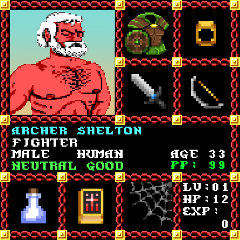 Archer Shelton is a Players Guild Genesis Series Adventurer #1801