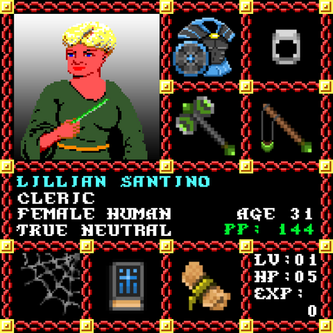 Lillian Santino is a Players Guild Genesis Series Adventurer #1808