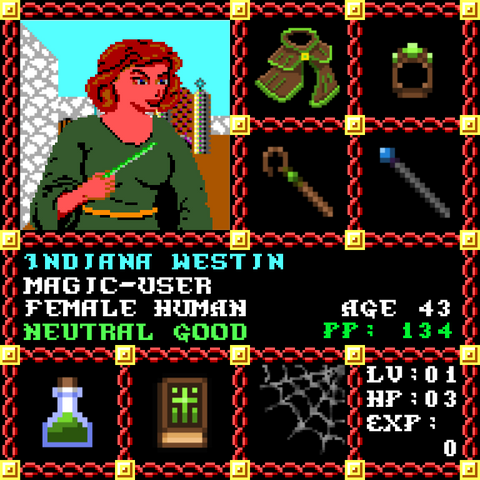 Indiana Westin is a Players Guild Genesis Series Adventurer #1812