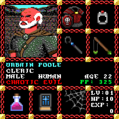 Urbain Poole is a Players Guild Genesis Series Adventurer #1813