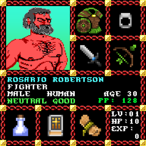 Rosario Robertson is a Players Guild Genesis Series Adventurer #1821