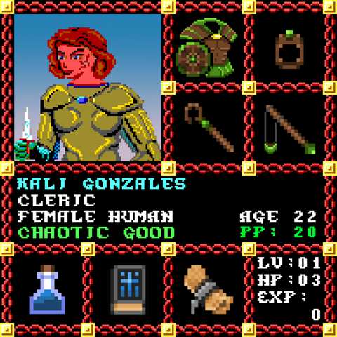 Kali Gonzales is a Players Guild Genesis Series Adventurer #1828