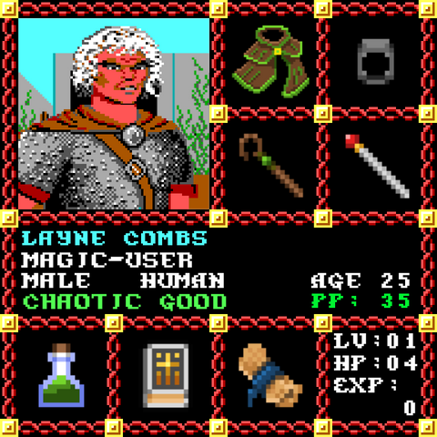 Layne Combs is a Players Guild Genesis Series Adventurer #1841