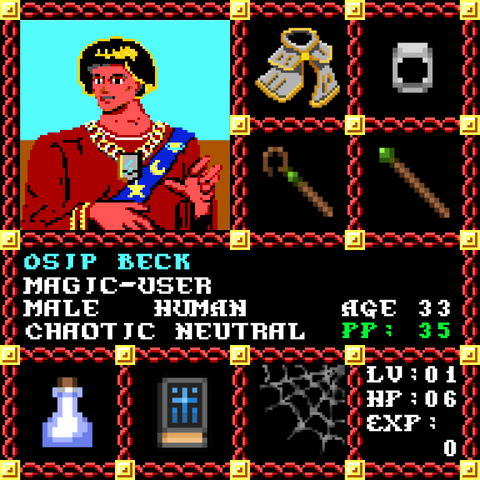 Osip Beck is a Players Guild Genesis Series Adventurer #1842