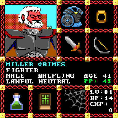 Miller Grimes is a Players Guild Genesis Series Adventurer #1846