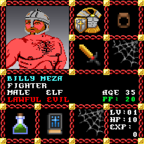 Billy Meza is a Players Guild Genesis Series Adventurer #1847