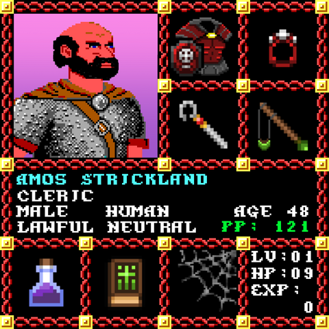 Amos Strickland is a Players Guild Genesis Series Adventurer #1851