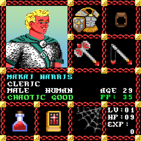 Makai Harris is a Players Guild Genesis Series Adventurer #1859