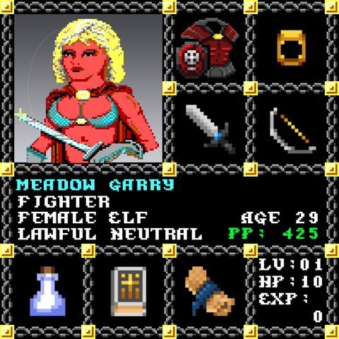 Meadow Garry is a Players Guild Genesis Series Adventurer #1861